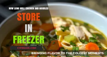 Shelf Life of Chicken and Noodles in the Freezer: A Complete Guide
