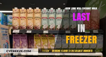 Maximizing Coconut Milk Shelf Life: A Freezer Storage Guide