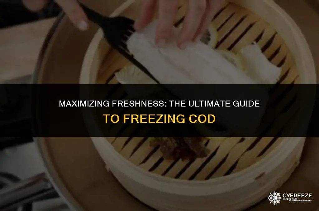 how long will cod last in the freezer