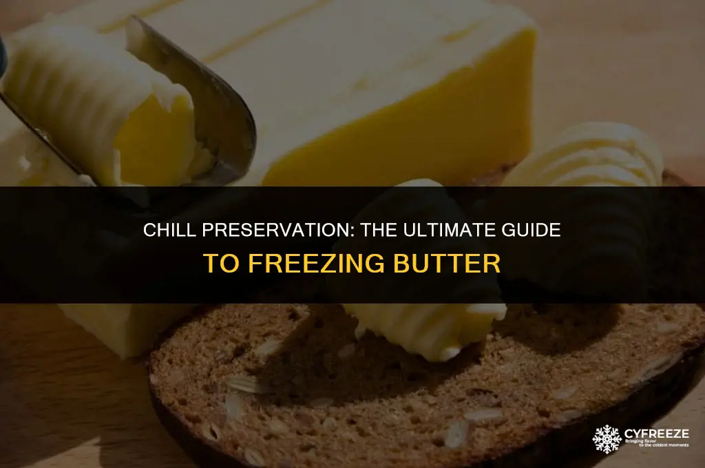 how long will cold butter keep in the deep freezer