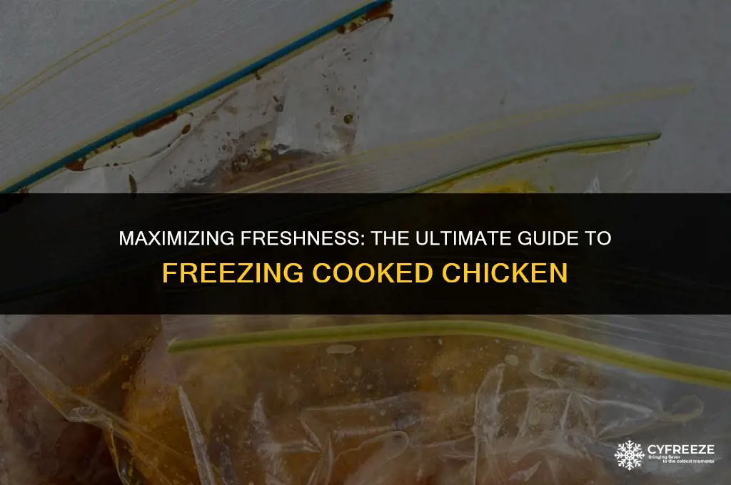 how long will cooked chicken last in the freezer