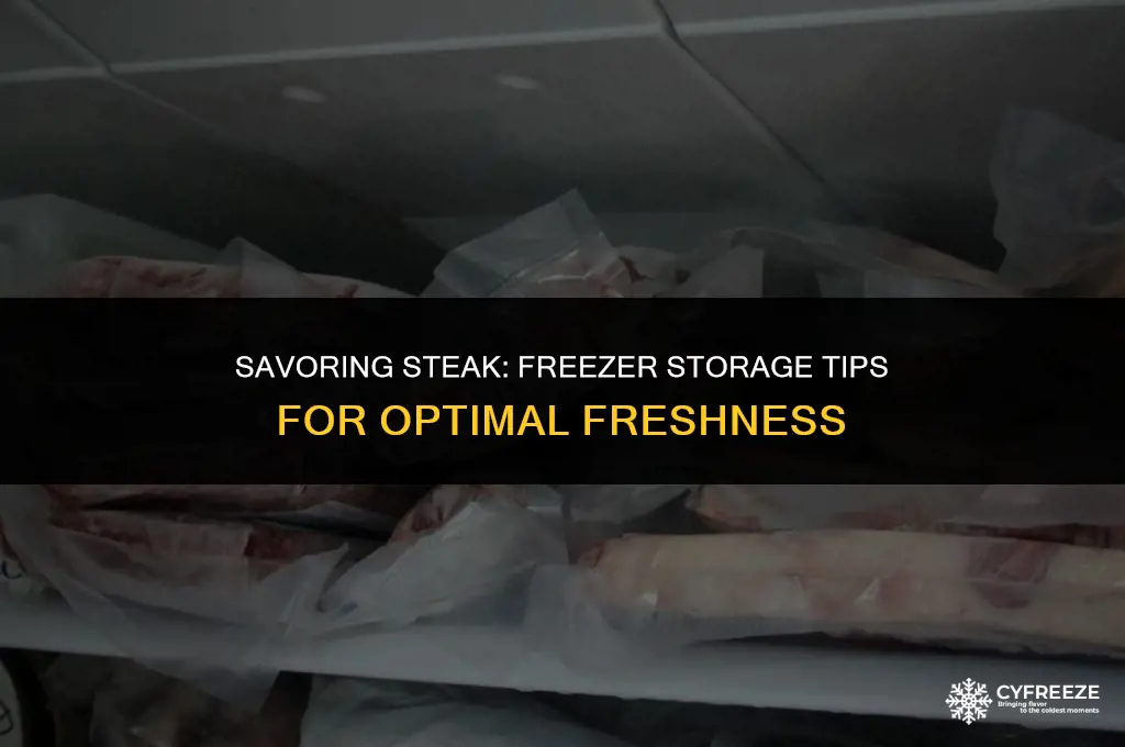 how long will cooked steak last in the freezer
