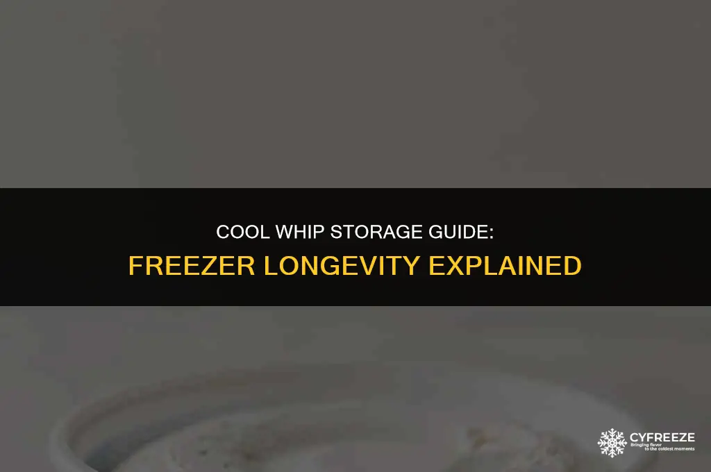 how long will cool whip last in the freezer