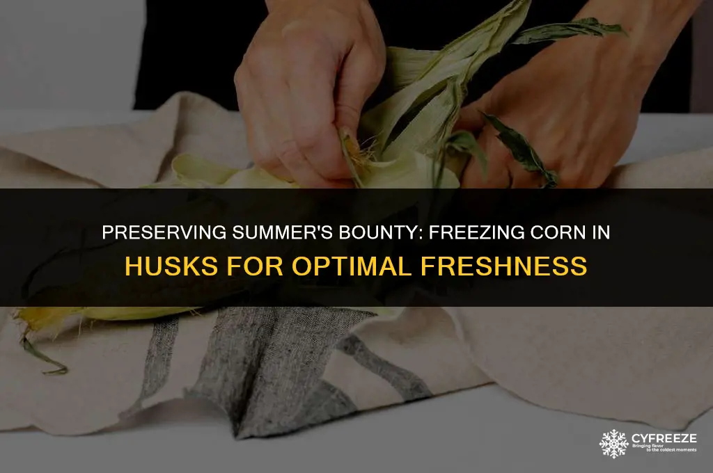 how long will corn in husk last in freezer