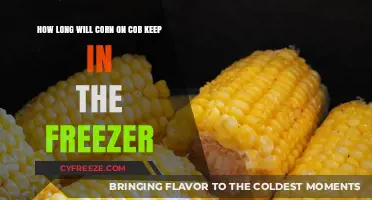 Freezing Corn on the Cob: A Guide to Optimal Storage Duration