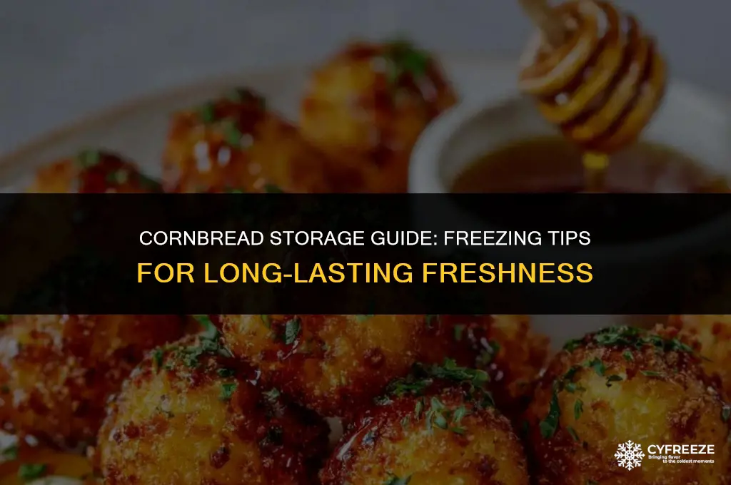 how long will cornbread keep in the freezer