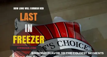 Shelf Life of Cornish Hen in the Freezer: A Comprehensive Guide