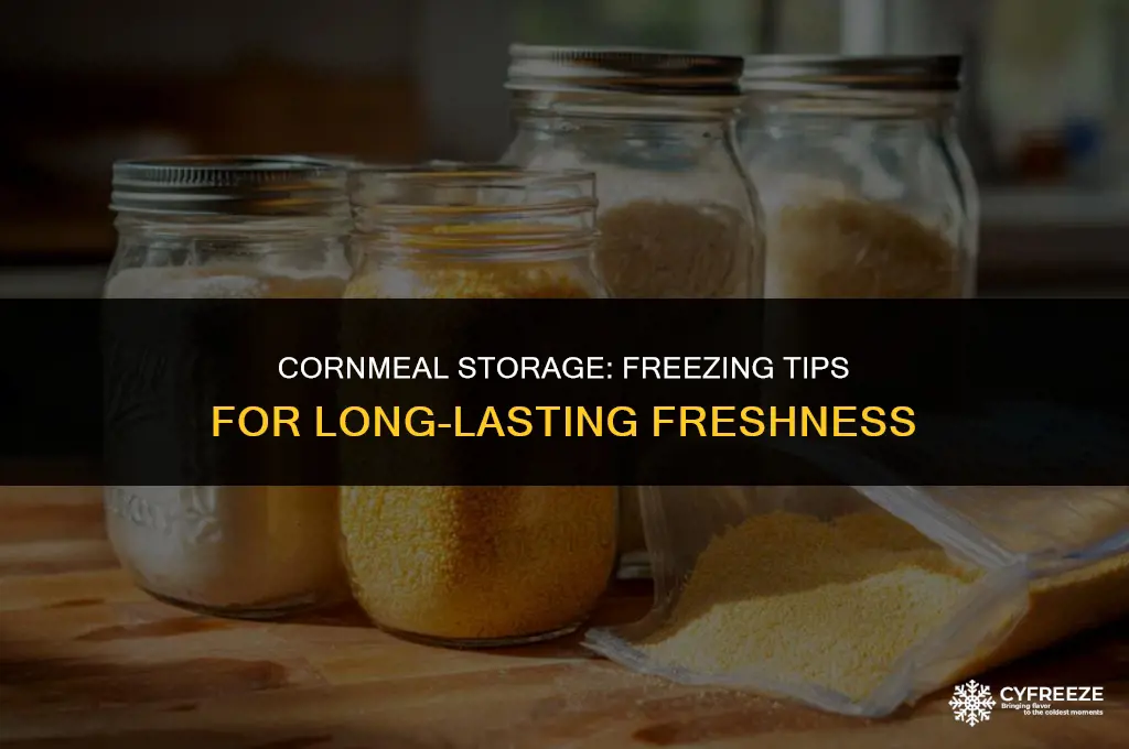 how long will cornmeal keep in the freezer