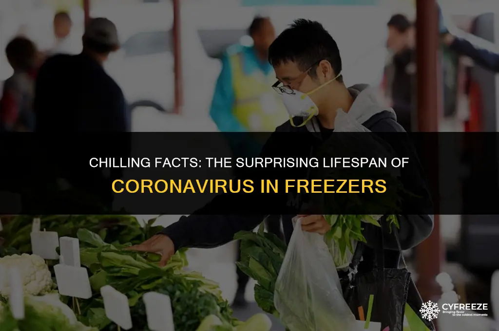 how long will coronavirus last in a freezer