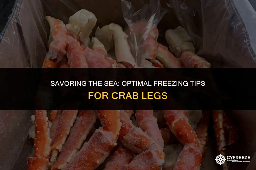 how long will crab legs keep in freezer