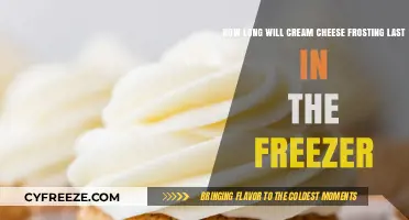 Cream Cheese Frosting Storage: Freezer Lifespan Explained