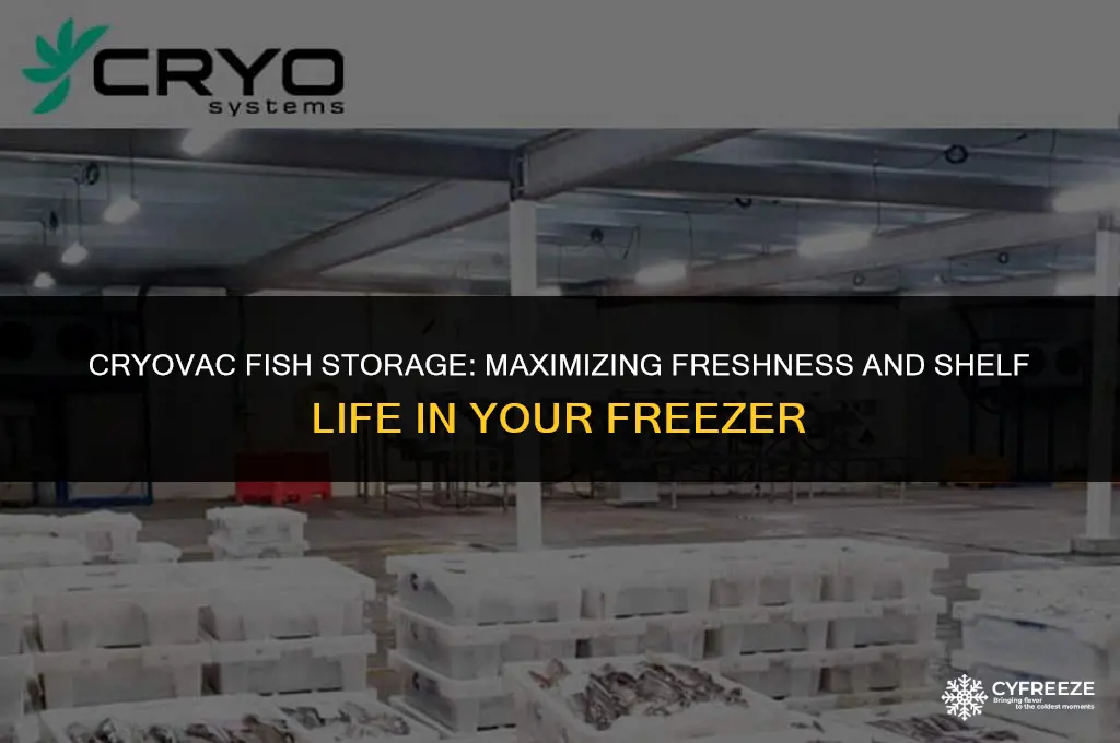 how long will cryovac fish last in freezer