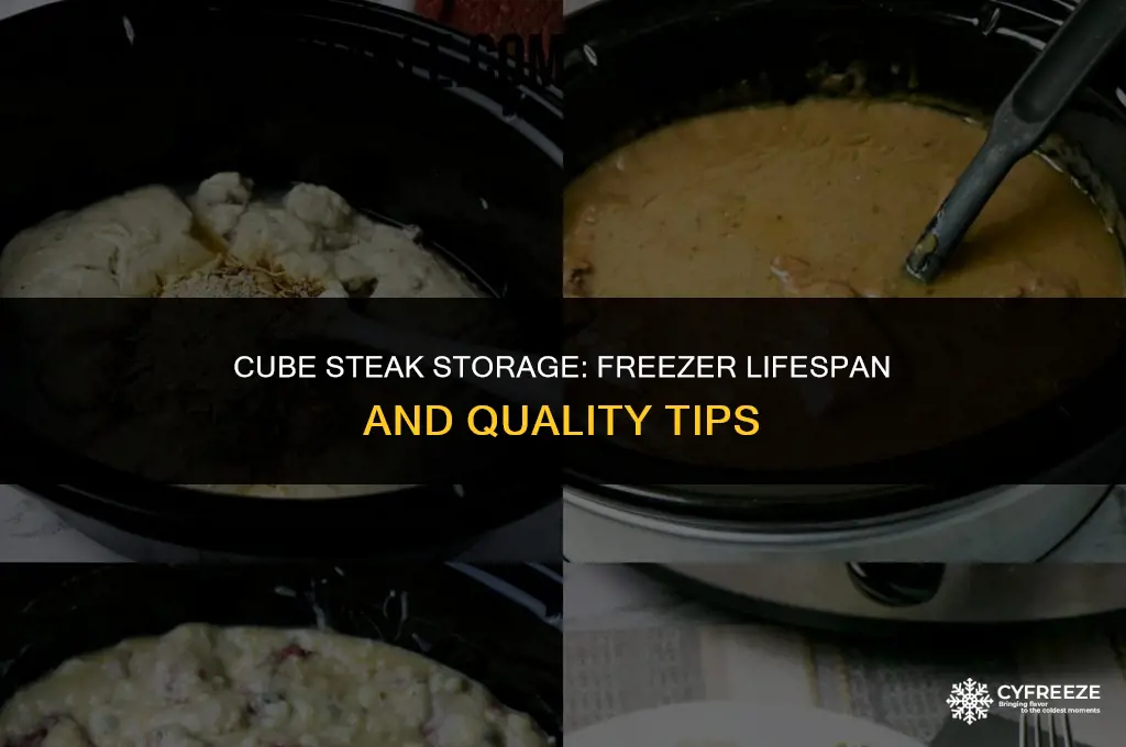 how long will cube steak keep in the freezer