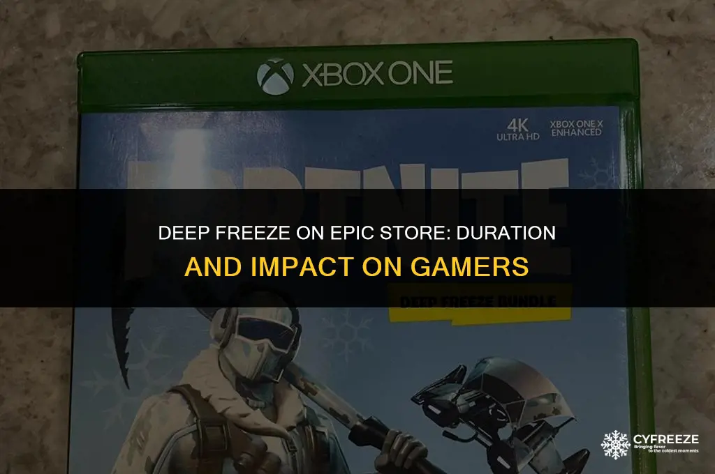 how long will deep freeze be on the epic store