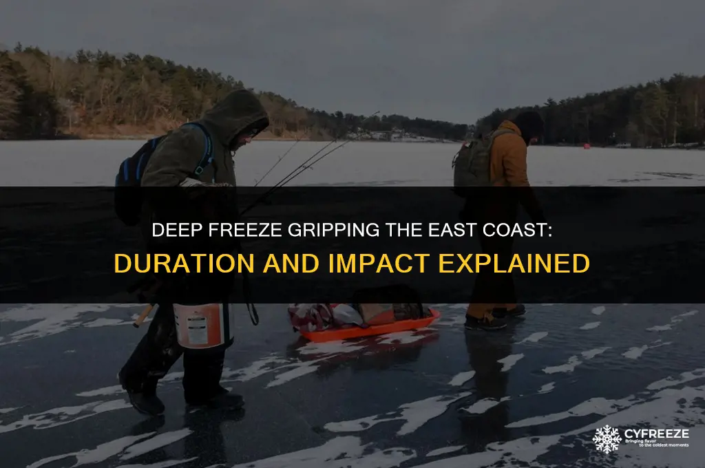 how long will deep freeze east coast last