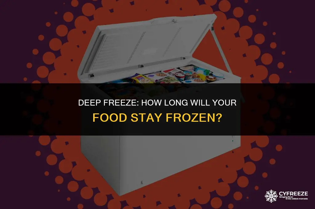 how long will deep freezer stay frozen