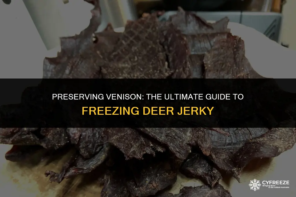 how long will deer jerky last in the freezer