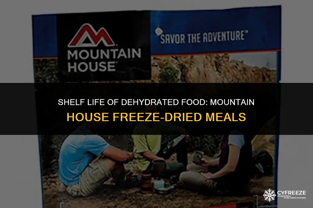 how long will dehydrated food last mountain house freeze