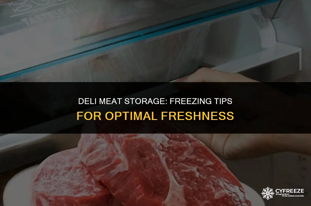 how long will deli meat keep in freezer