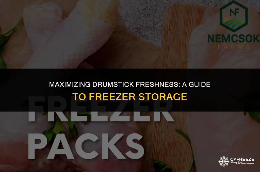 how long will drumsticks stay fresh in freezer