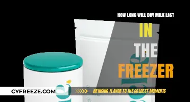 Maximizing Shelf Life: A Guide to Freezing Dry Milk