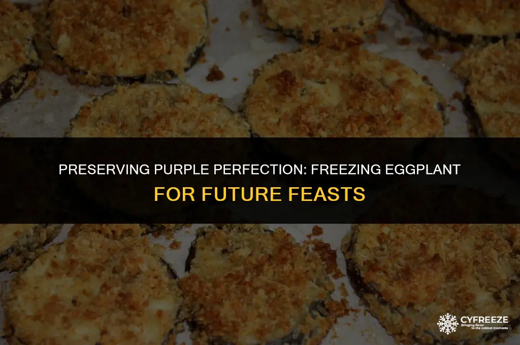 how long will eggplant last in freezer