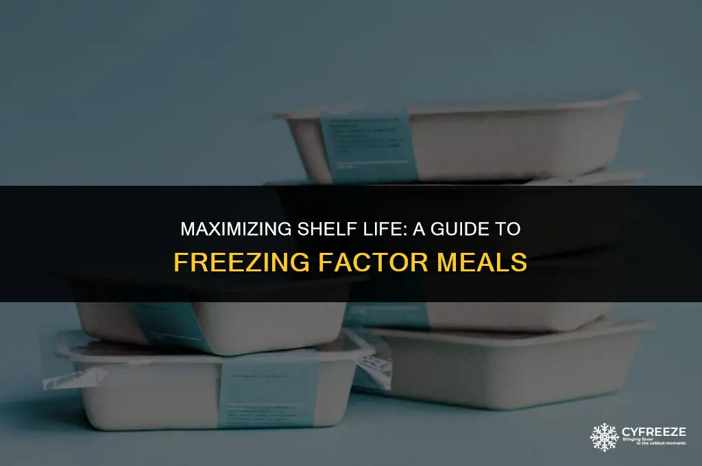 how long will factor meals last in the freezer