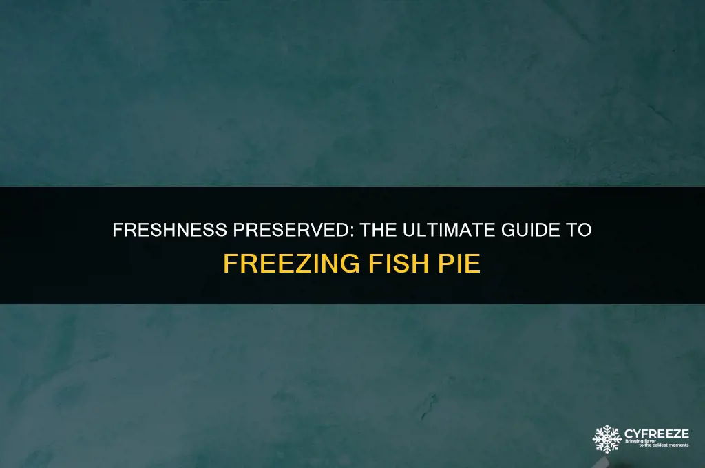 how long will fish pie keep in freezer