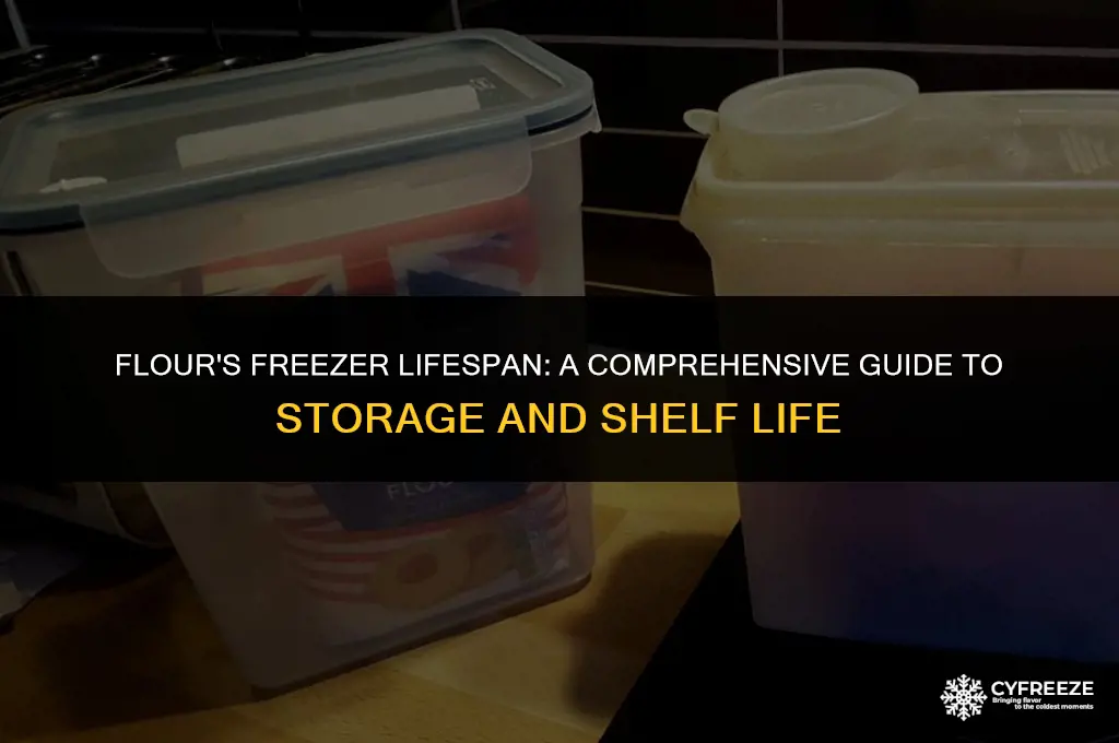 how long will flour last in the freezer