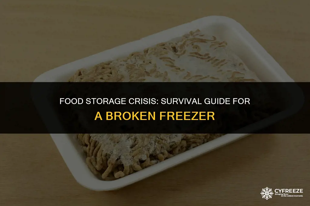 how long will food last in a broken freezer