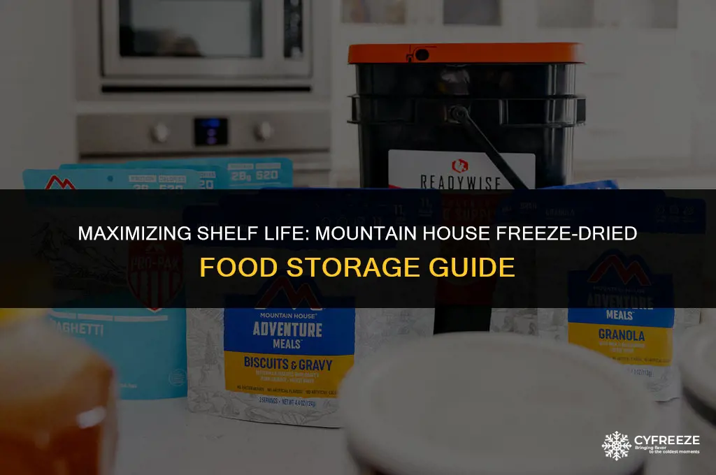 how long will food last mountain house freeze