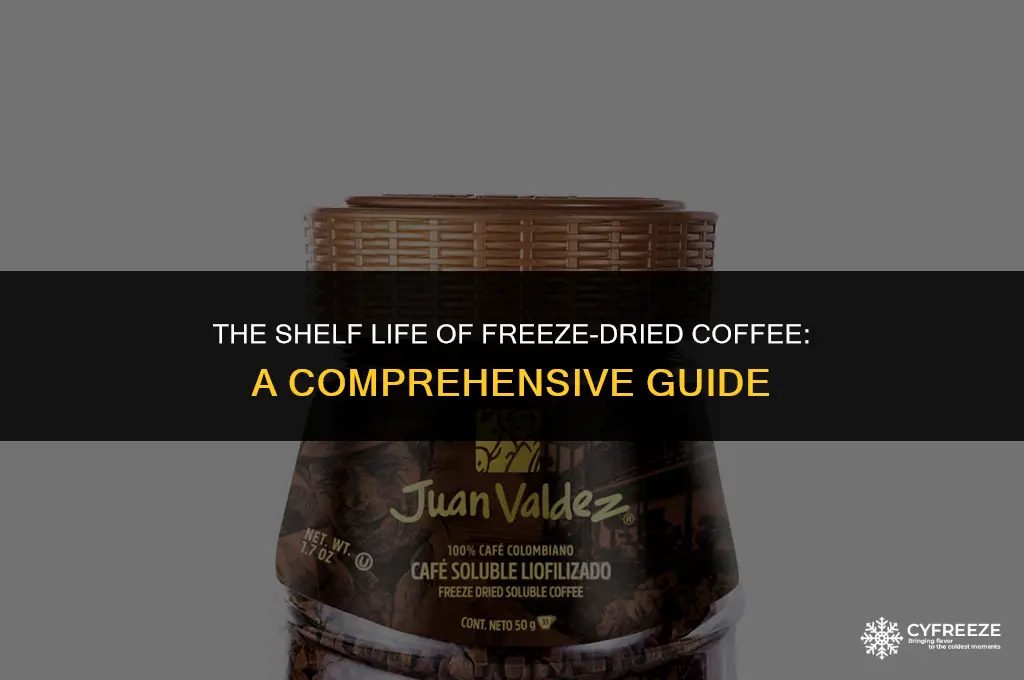 how long will freeze dried coffee last
