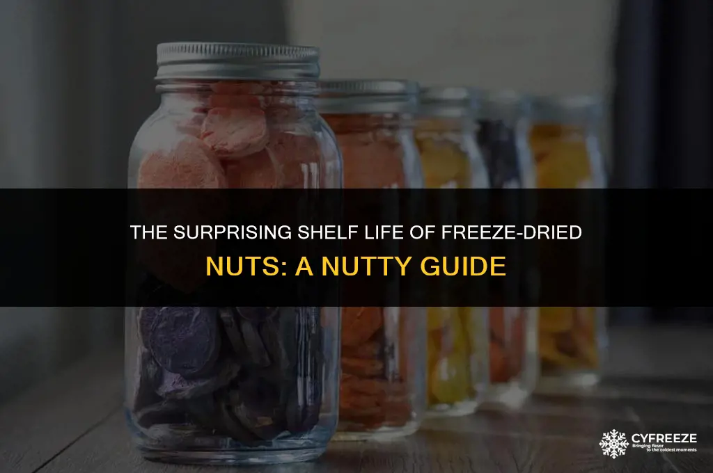 how long will freeze dried nuts last