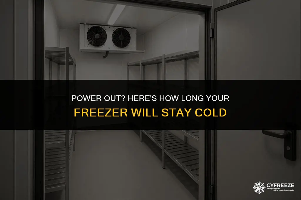 how long will freezer stay cold if power goes out