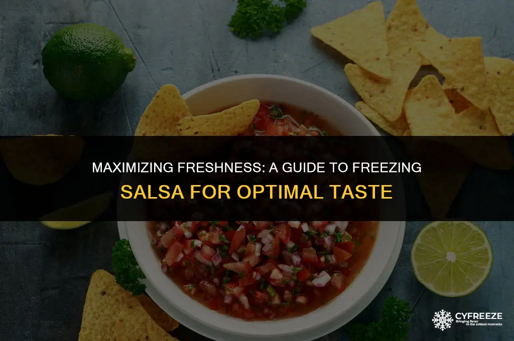 how long will fresh salsa last in the freezer