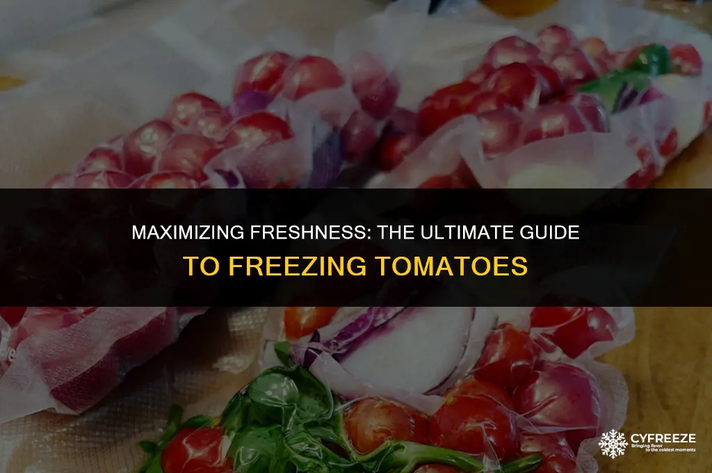 how long will fresh tomatoes last in freezer