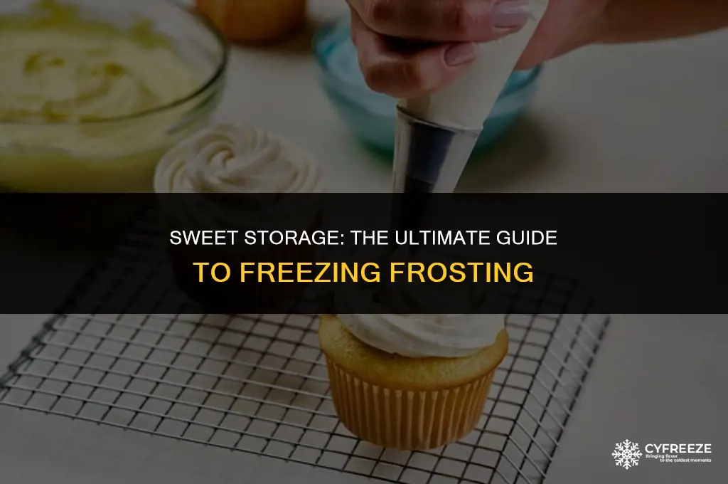 how long will frosting last in the freezer