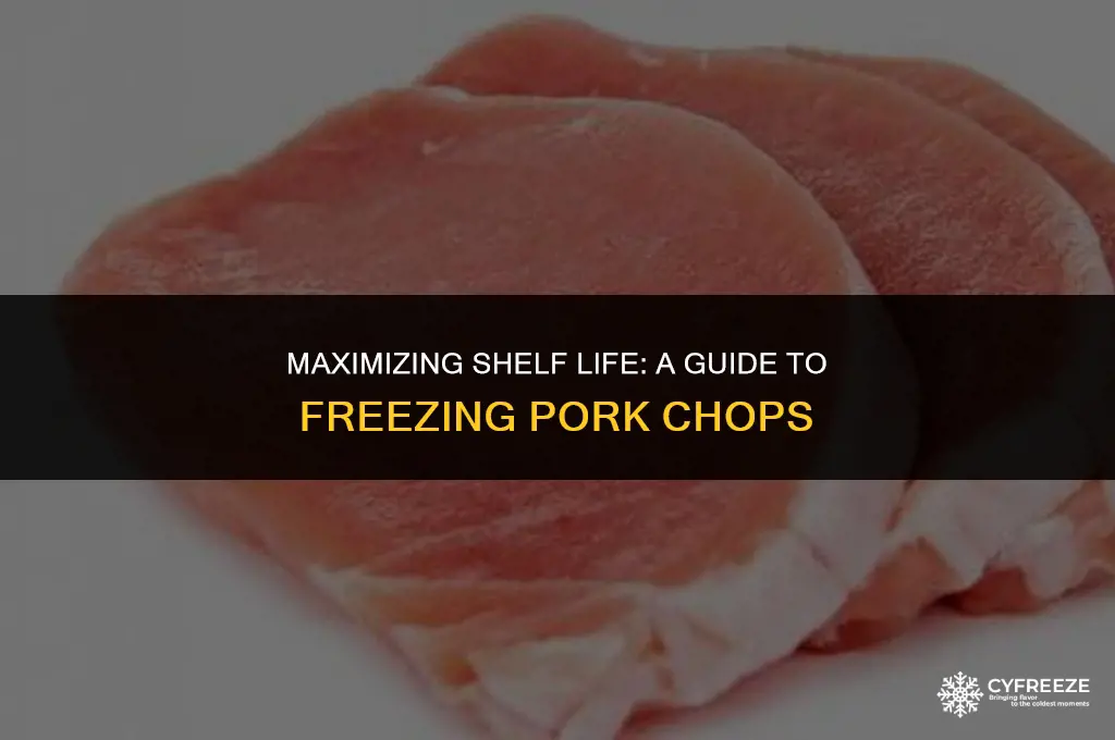 how long will frozen pork chops last in the freezer