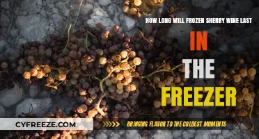 Maximizing Sherry Wine's Shelf Life: A Freezer Storage Guide