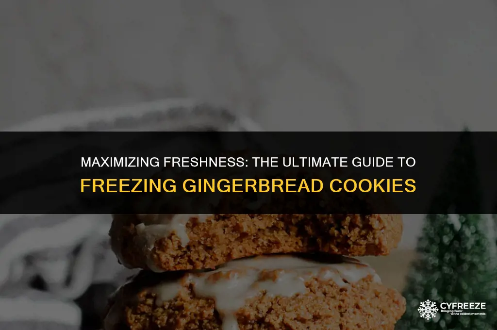 how long will gingerbread cookies last in the freezer