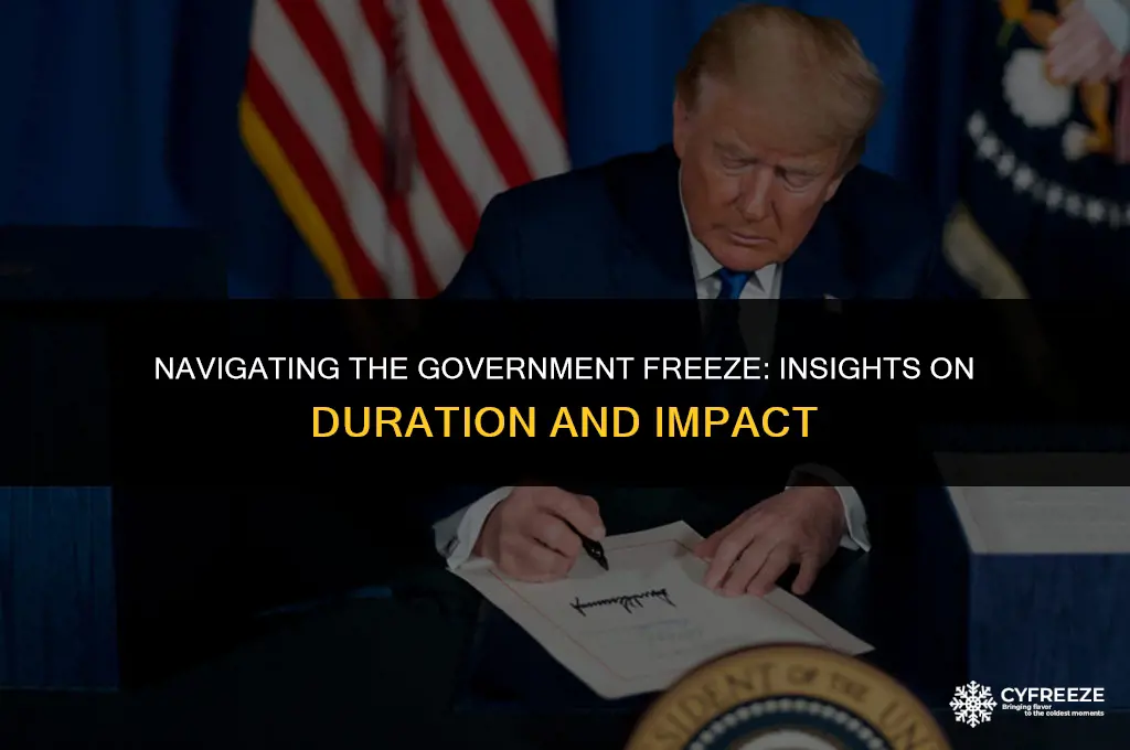 how long will government freeze last
