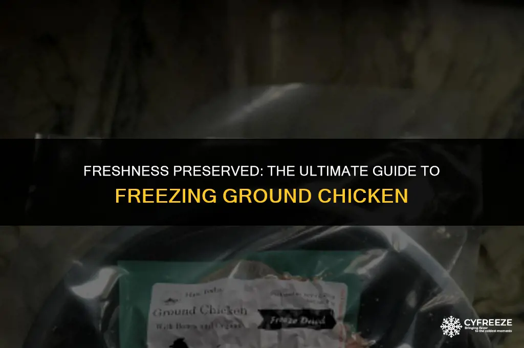 how long will ground chicken keep in the freezer