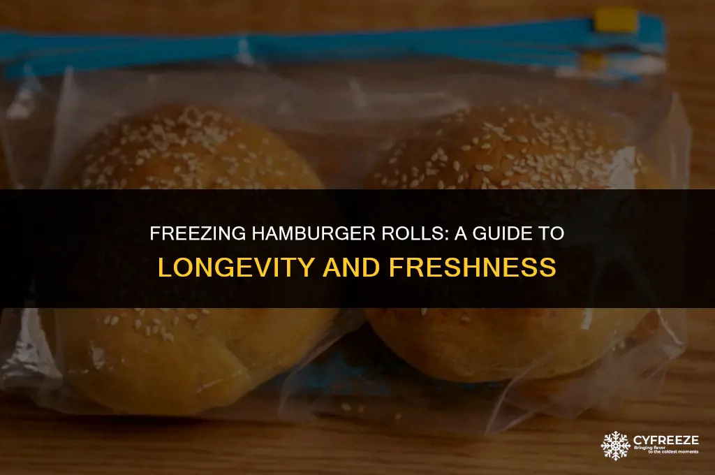 how long will hamburger rolls keep in the freezer
