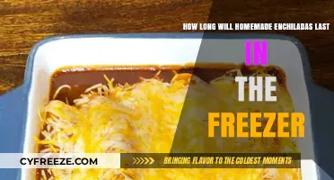 Freezing Homemade Enchiladas: A Guide to Optimal Storage Duration