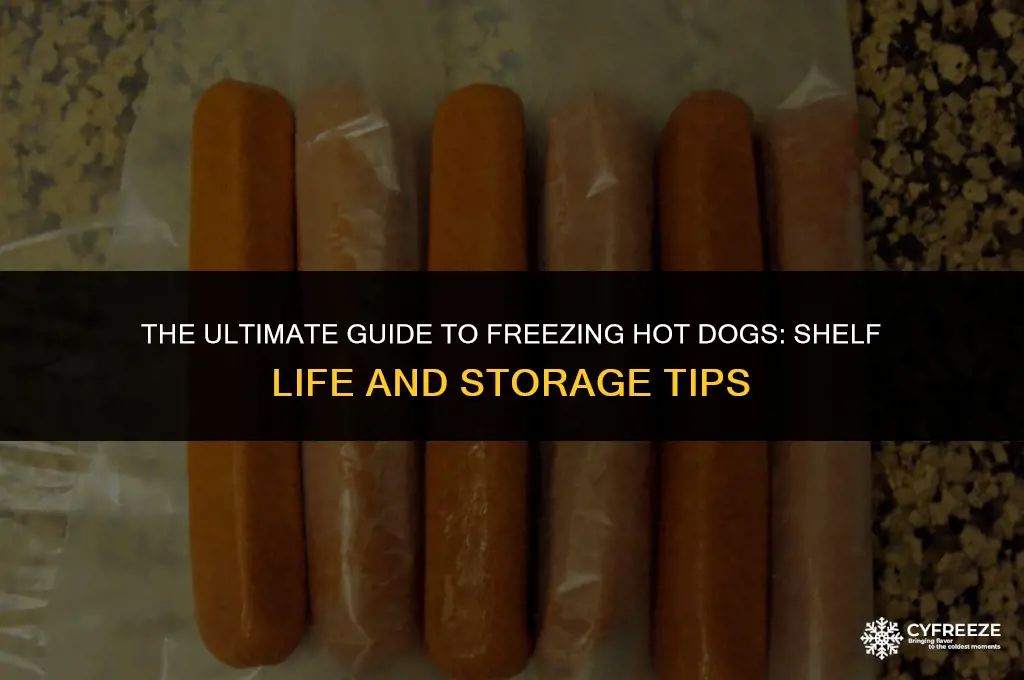 how long will hot dogs keep in freezer