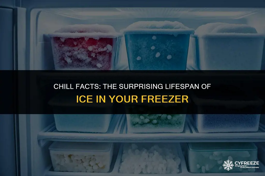 how long will ice stay good in freezer