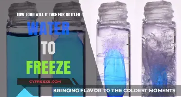 Chill Factor: The Surprising Timeline of Bottled Water Freezing