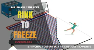 Chill Time: Estimating Ice Rink Freezing Duration