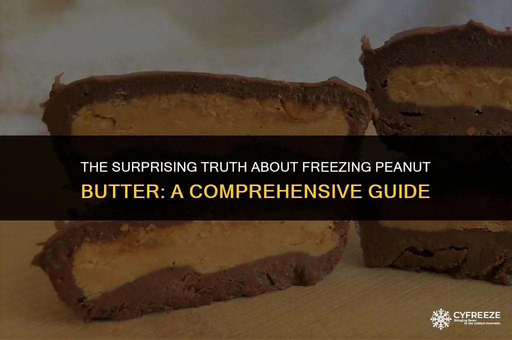 how long will it take peanut butter to freeze