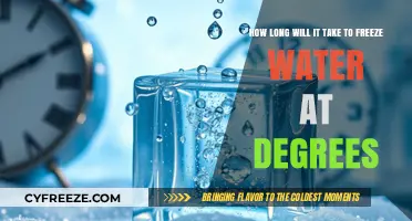 Chilling Insights: The Time It Takes for Water to Freeze at Various Degrees